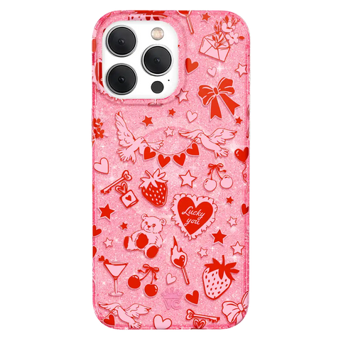 Be Mine Glitter iPhone Case
