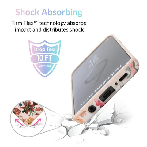 Nude Vintage Floral Samsung Galaxy Case