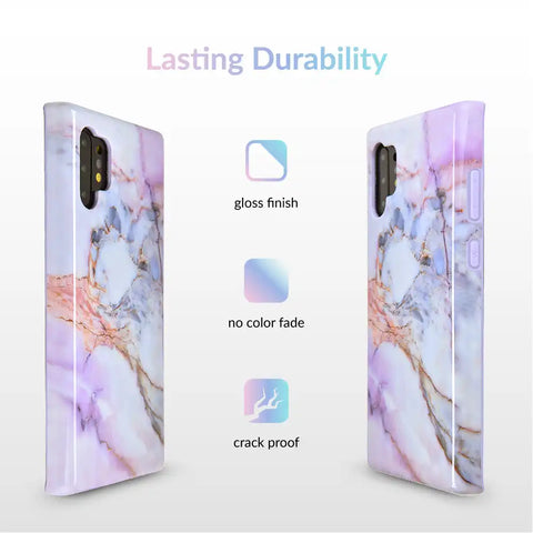 Violet Sky Marble Samsung Case