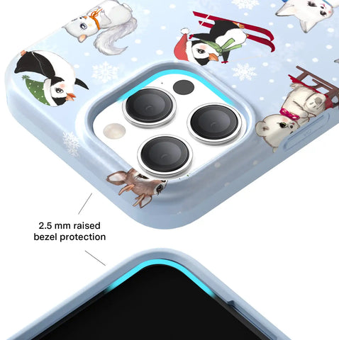 Winter Wonderland Baby Animals iPhone Case