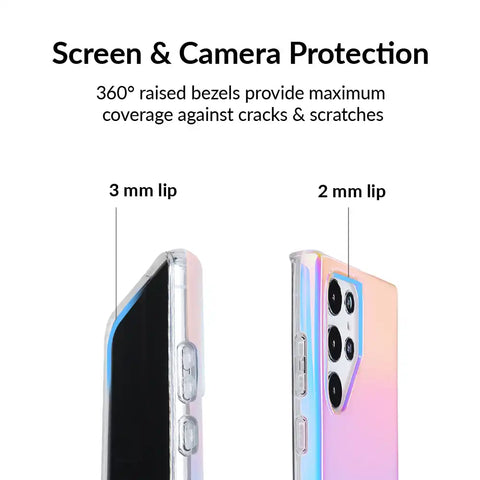 White Opal Samsung Case