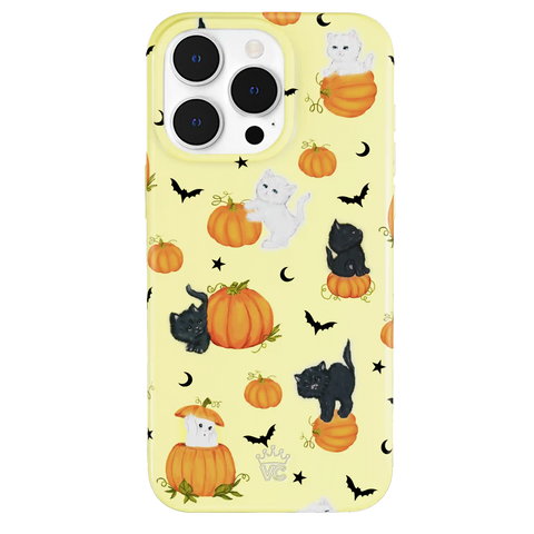 Purrfect Pumpkins iPhone Case